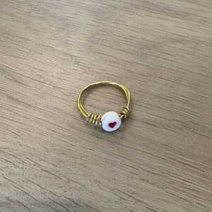 Gold Heart Ring